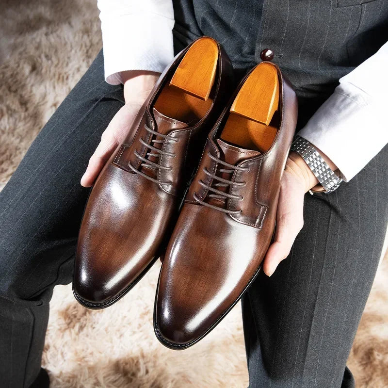 Men s Handmade Oxford Dress Shoes Classical Elegance
