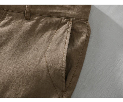 Men's linen shorts