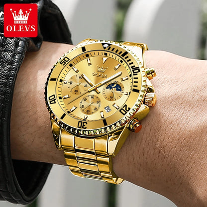 MENS GOLD LUXURY WATCH