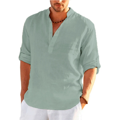 Men's cotton collared polo