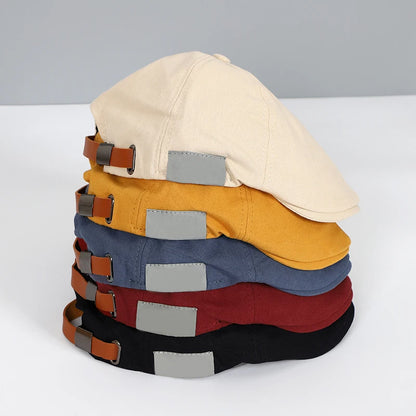 Men's linen beret