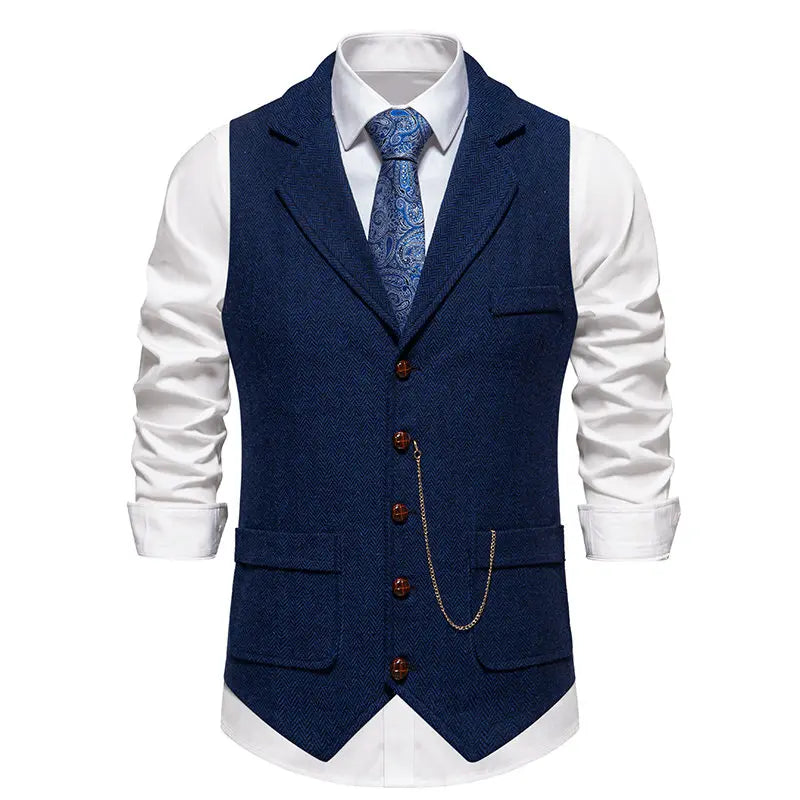 MENS CLASSIC WAISTCOAT-PLAID