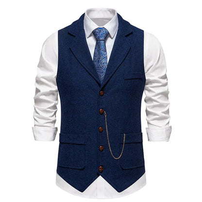 MENS CLASSIC WAISTCOAT-PLAID