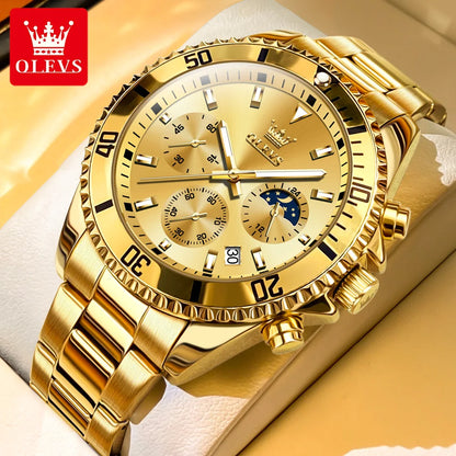 MENS GOLD LUXURY WATCH