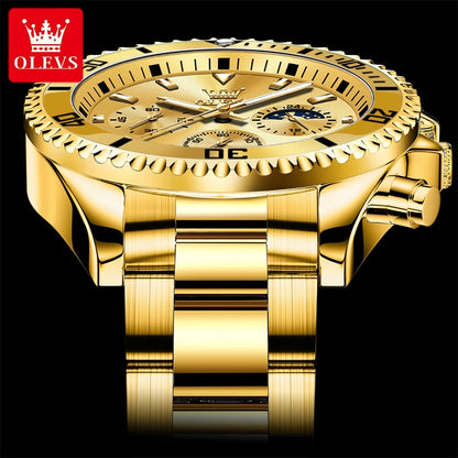 MENS GOLD LUXURY WATCH