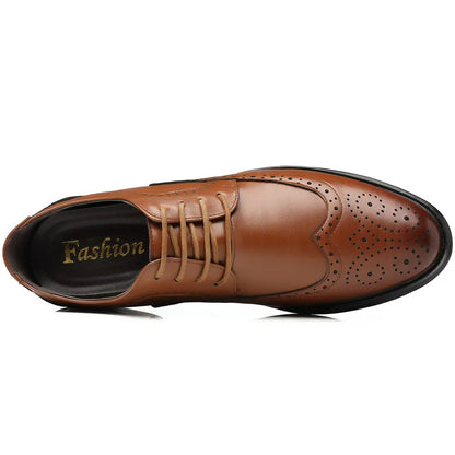 Men's oxford dress shoes -Patterned