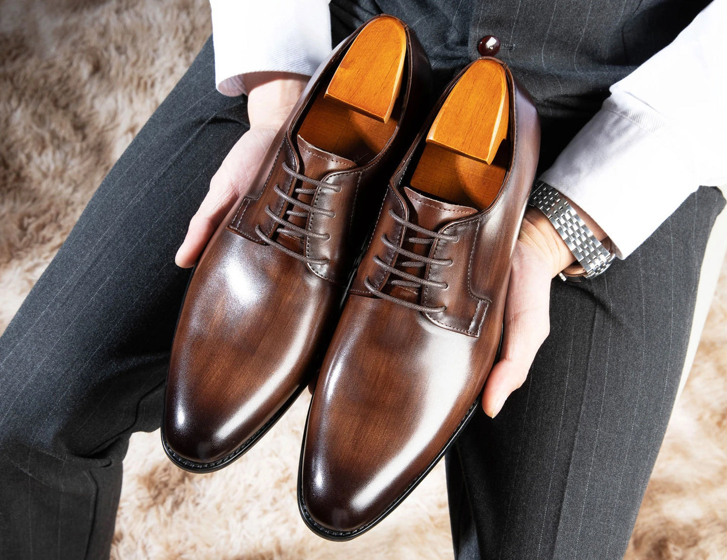 Men's Handmade Oxford Dress Shoes