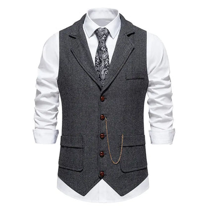 MENS CLASSIC WAISTCOAT-PLAID