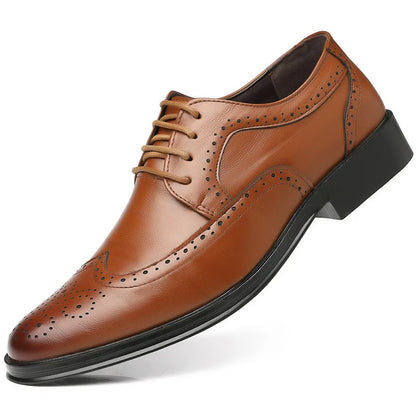 Men's oxford dress shoes -Patterned