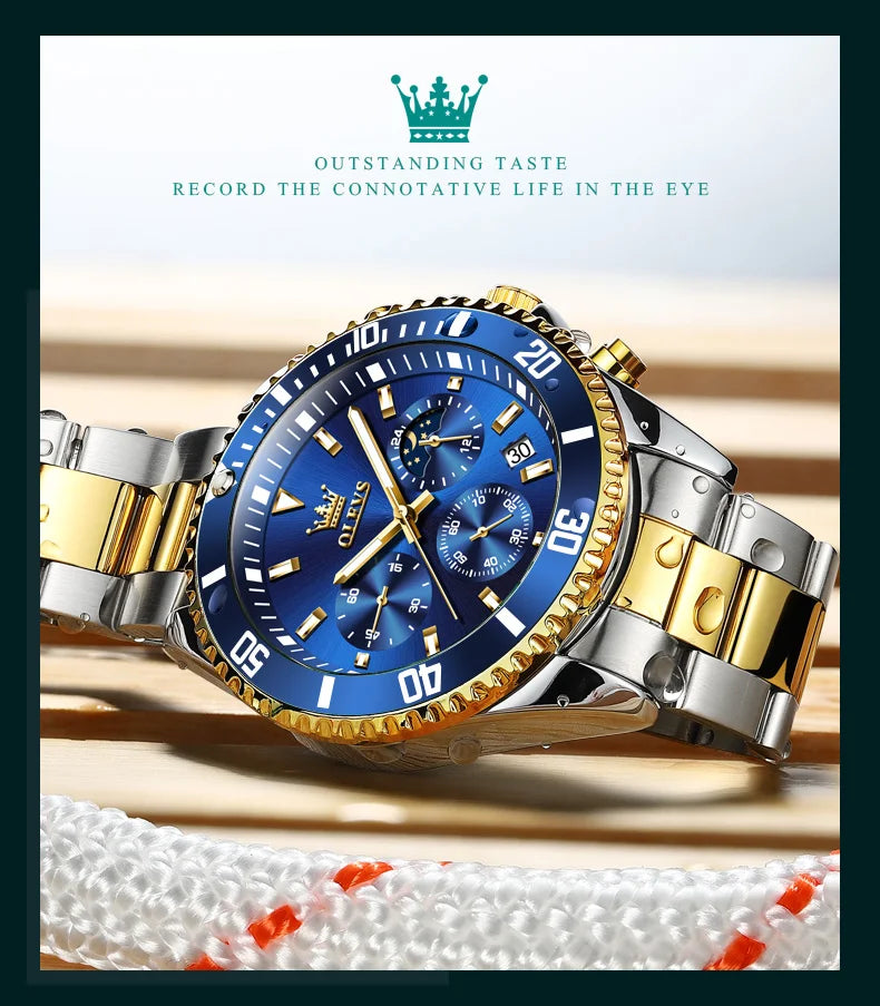 MENS GOLD LUXURY WATCH