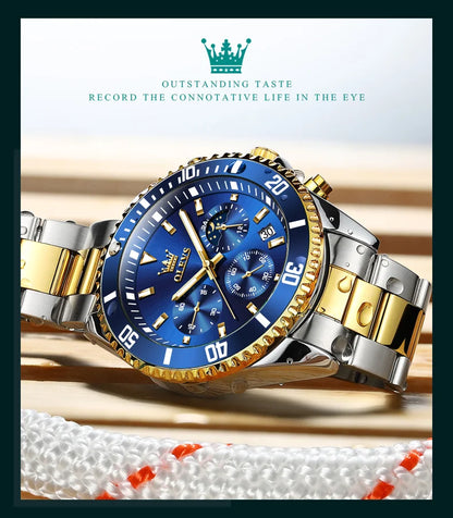 MENS GOLD LUXURY WATCH