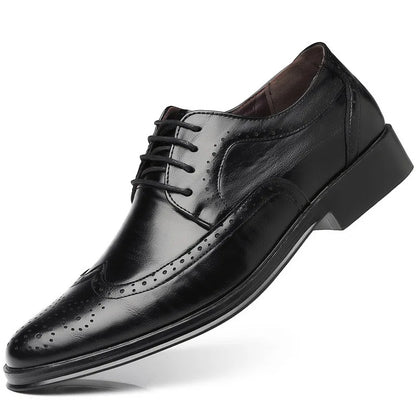 Men's oxford dress shoes -Patterned