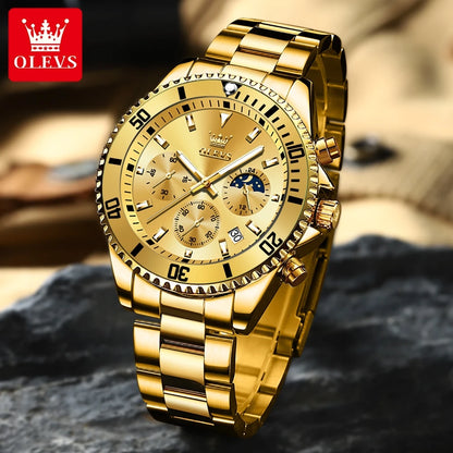 MENS GOLD LUXURY WATCH