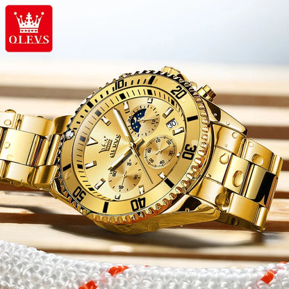 MENS GOLD LUXURY WATCH