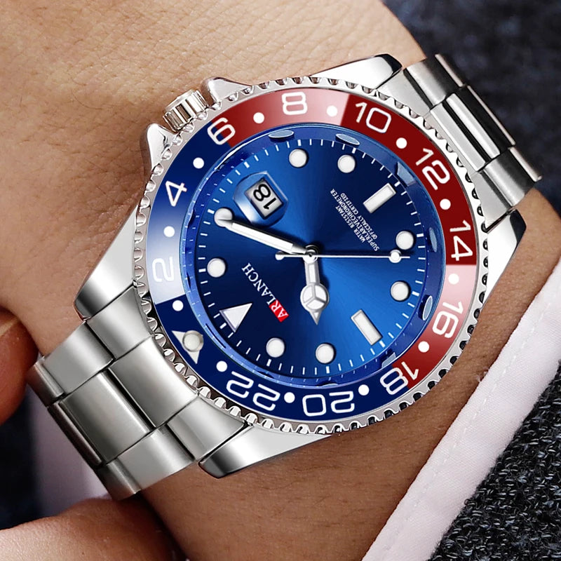 Men's classic diver style watch