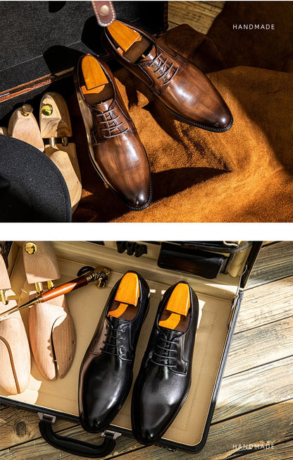 Men's Handmade Oxford Dress Shoes